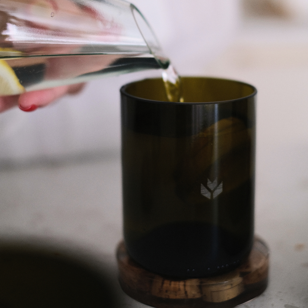 Upcycled Drinking Glasses