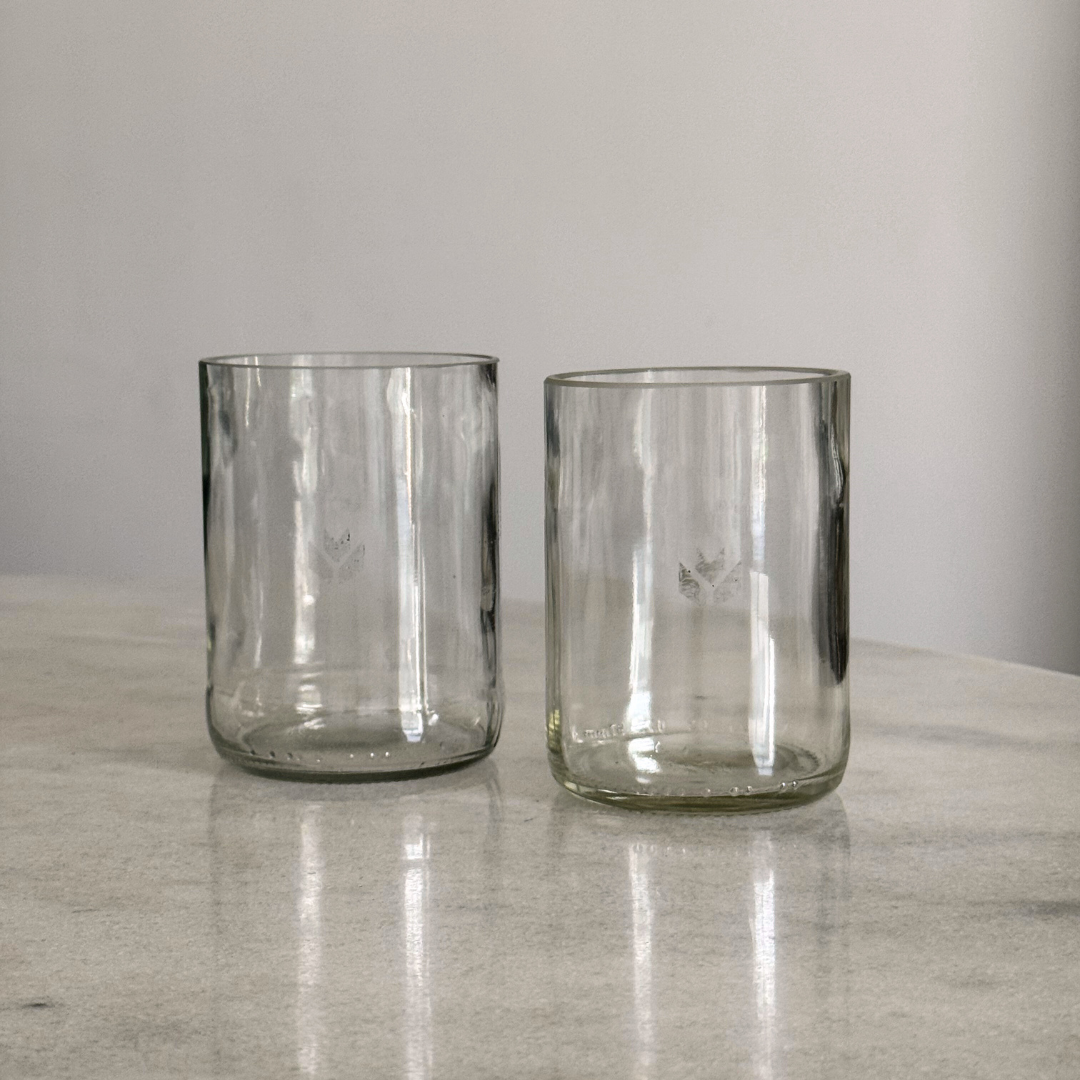 Upcycled Drinking Glasses