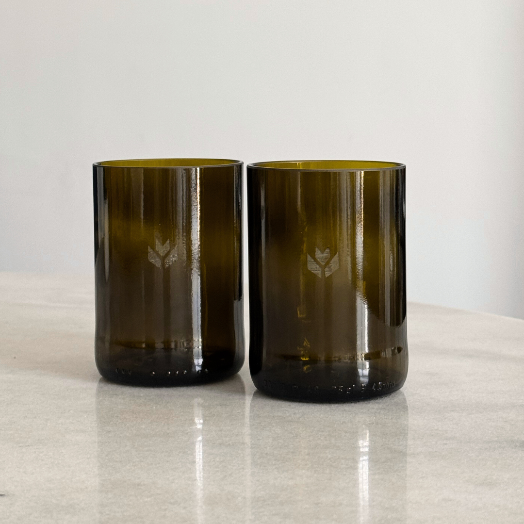 Upcycled Drinking Glasses