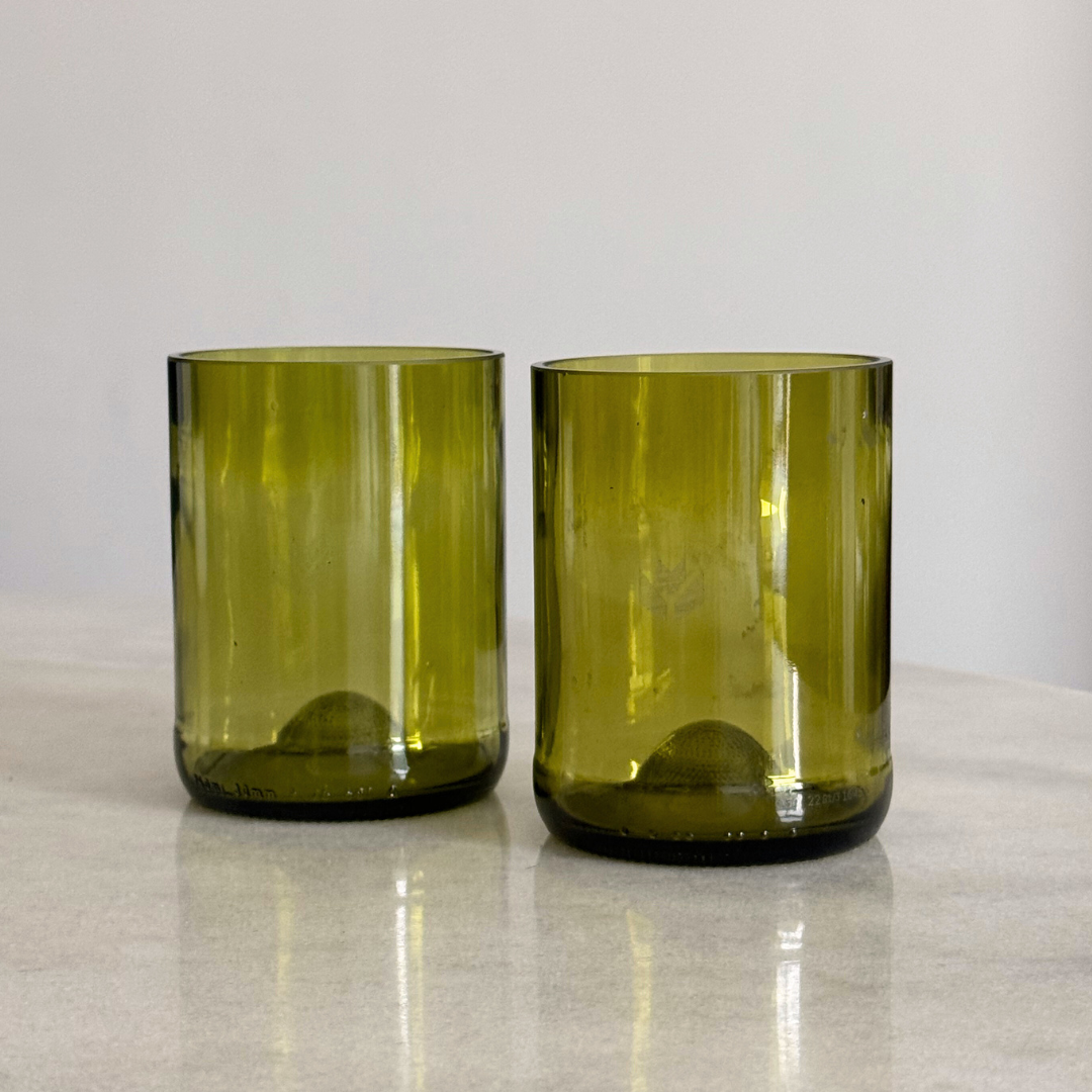 Upcycled Drinking Glasses
