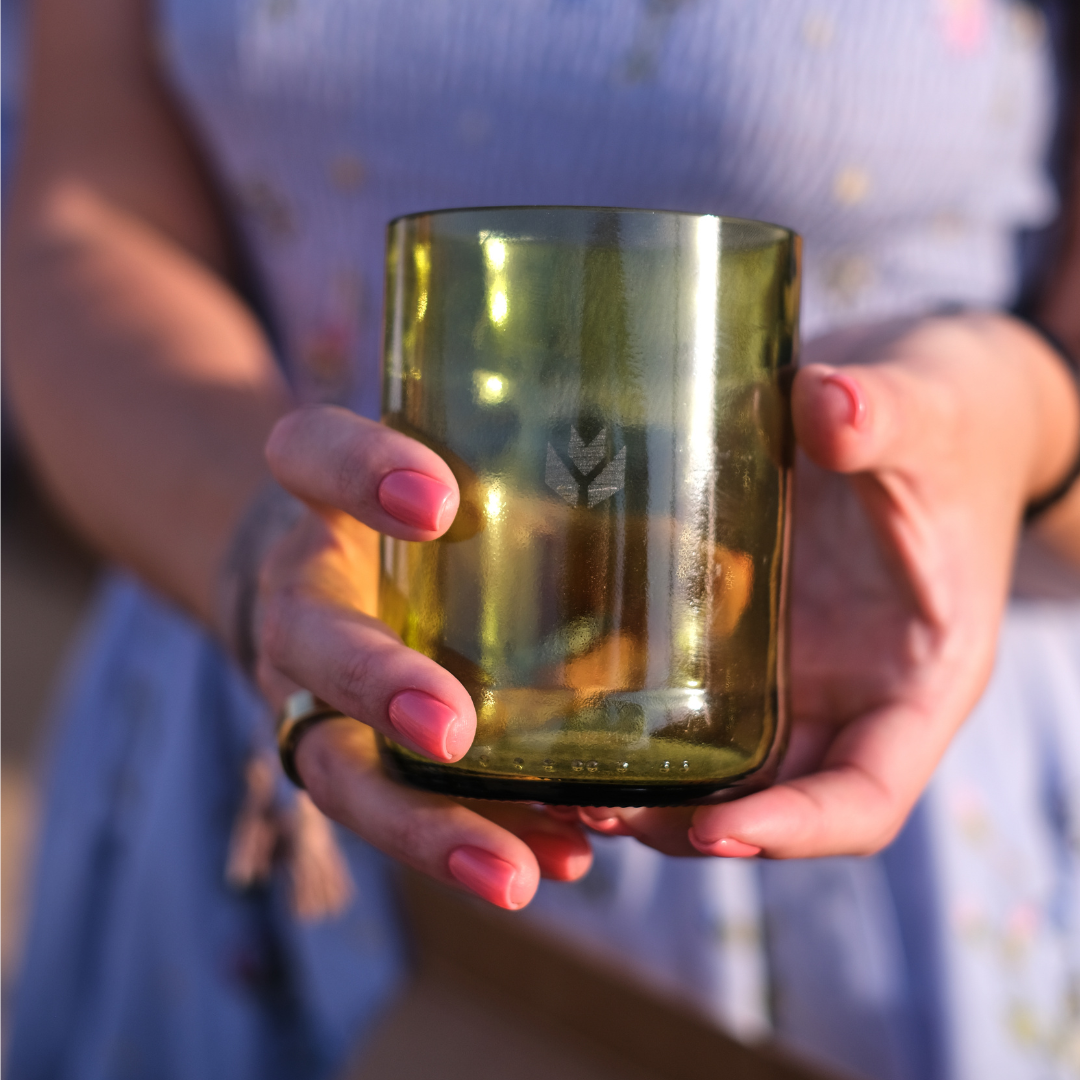 Upcycled Drinking Glasses