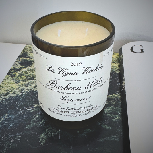 Barbera d'Asti Wine Candle