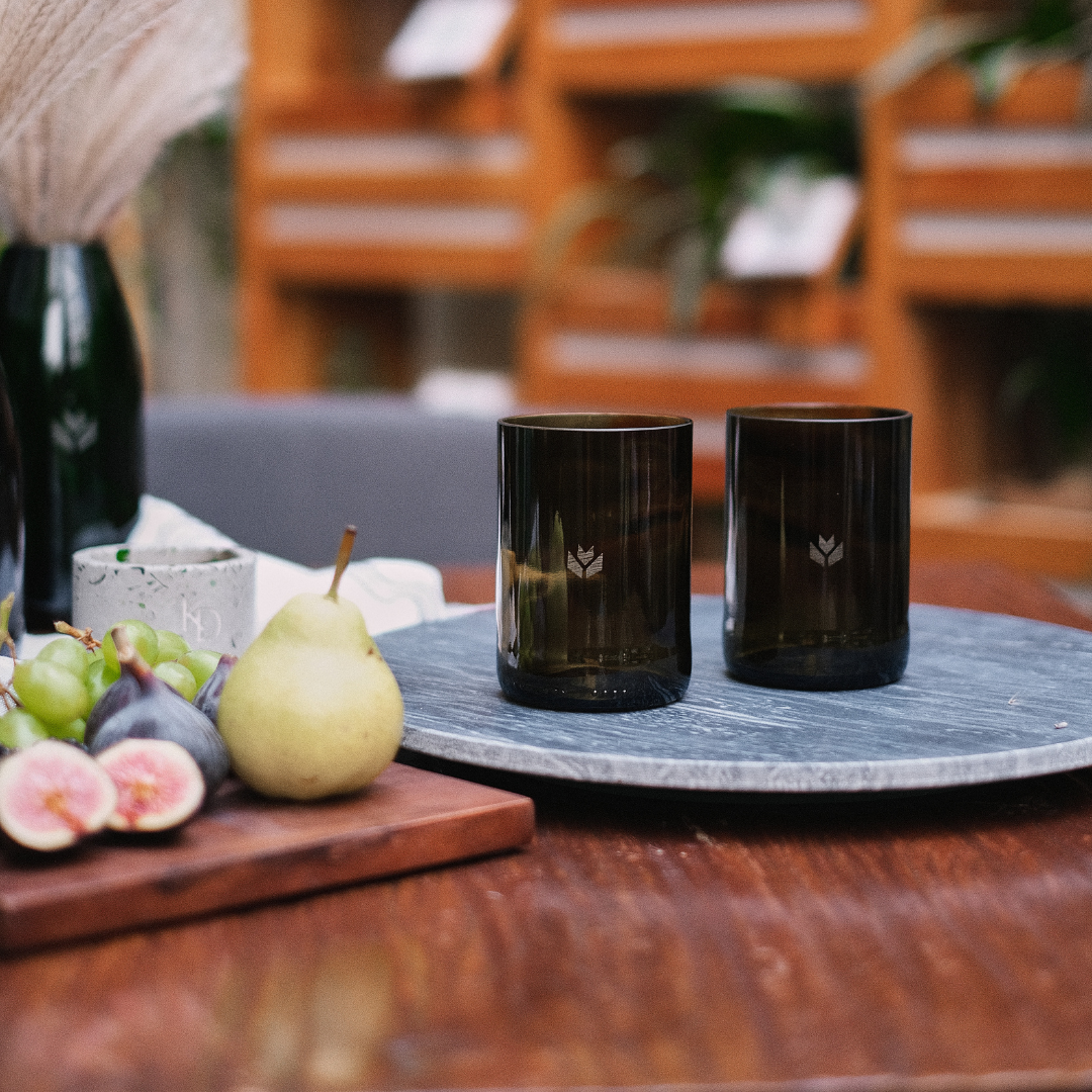 Upcycled Drinking Glasses