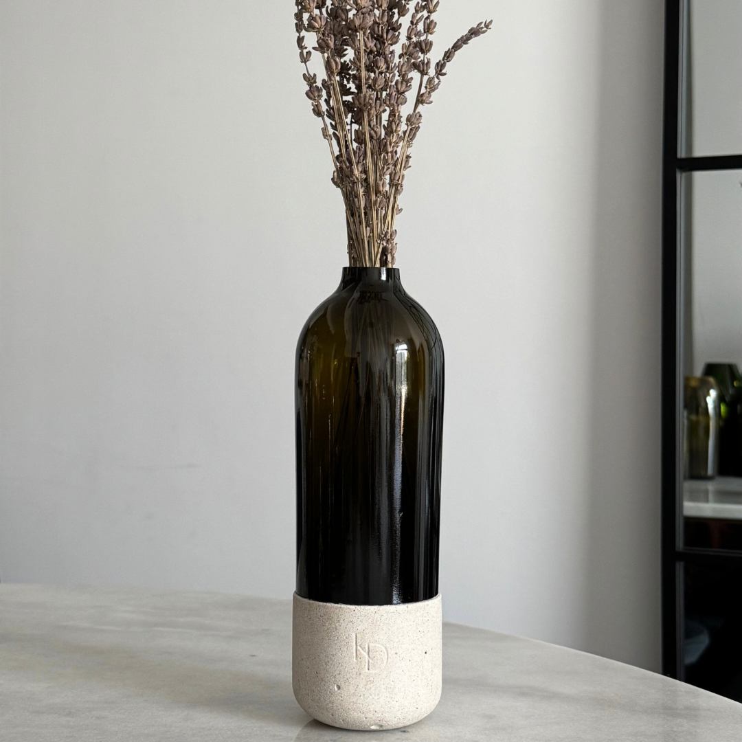Stone Bottle Artistic Vase