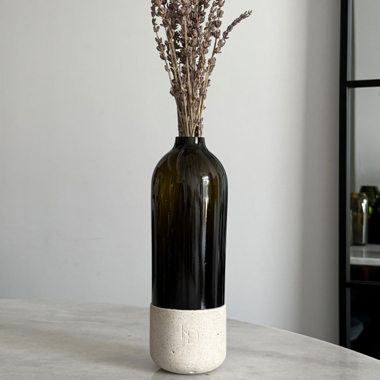 Stone Bottle Artistic Vase